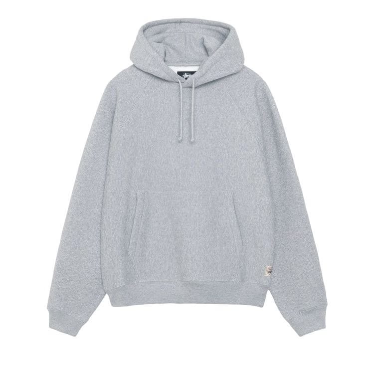 Stussy Fleece Raglan Hoodie Grey Heather
