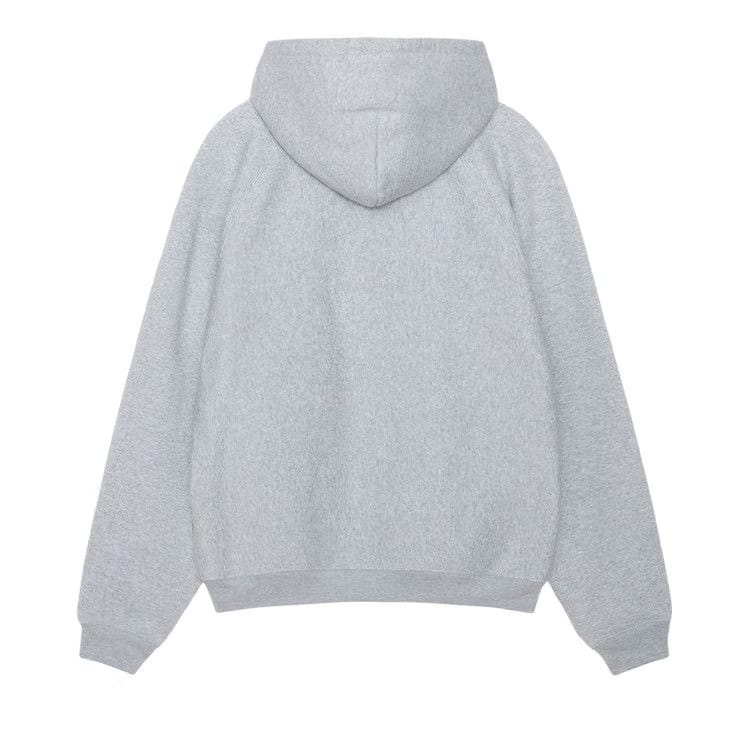 Stussy Fleece Raglan Hoodie Grey Heather