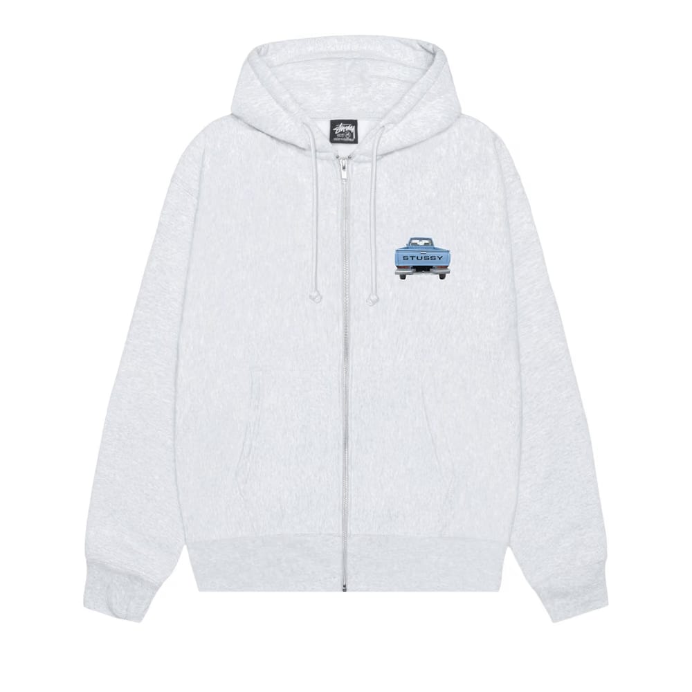 Stussy Pickup Zip Hoodie Ash Heather