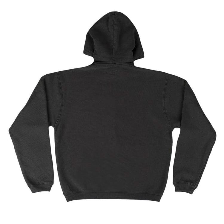 Stussy Outline Zip Hoodie Washed Black