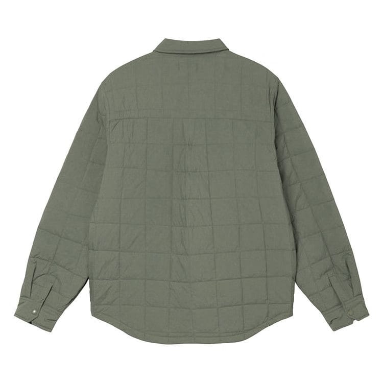 Stussy Quilted Fatigue Shirt Green