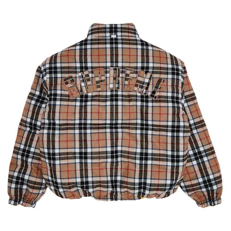 Supreme Reversible Puffer Jacket Yellow