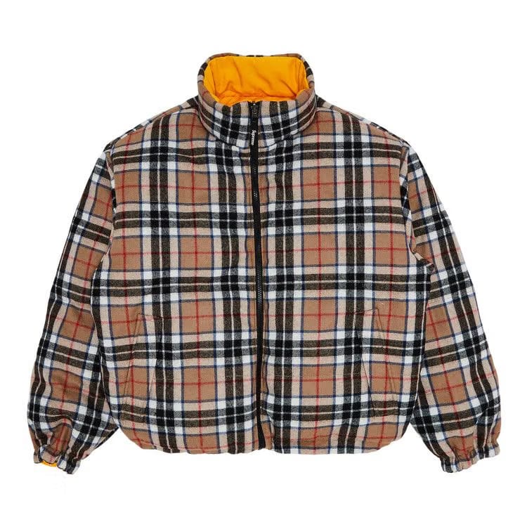 Supreme Reversible Puffer Jacket Yellow