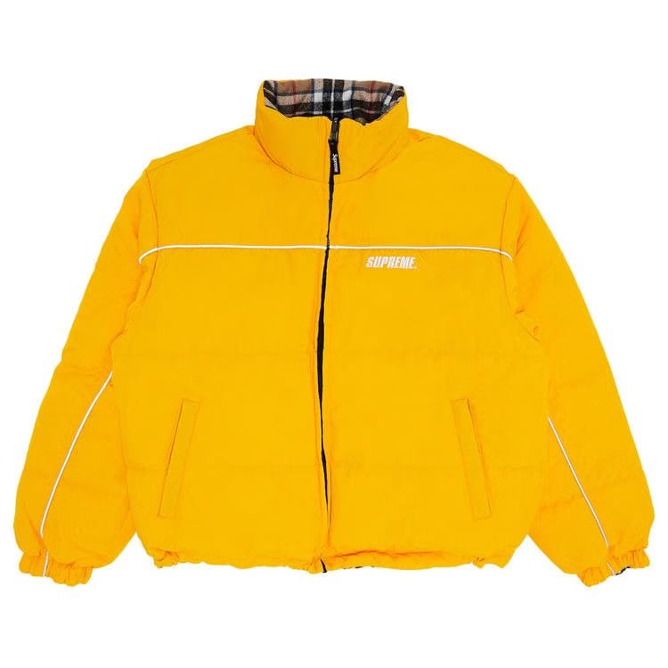 Supreme Reversible Puffer Jacket Yellow