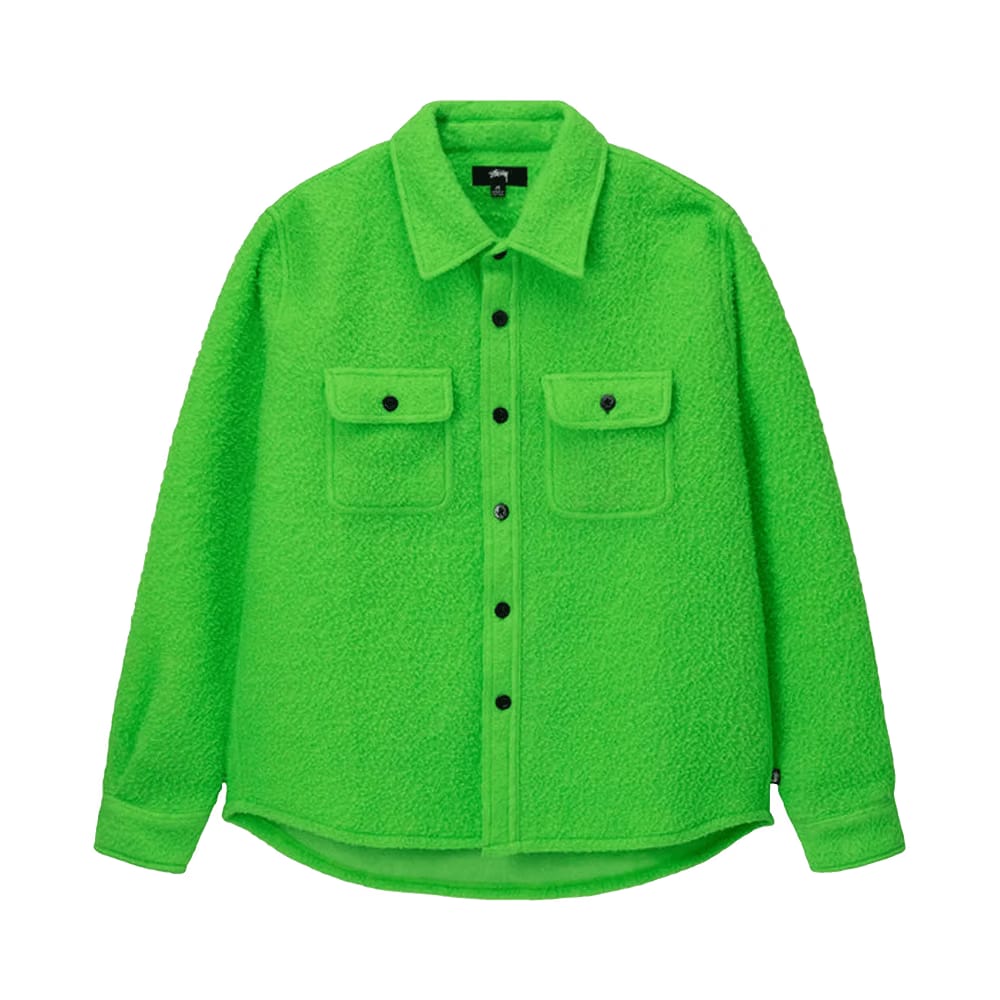 Stussy Casentino Wool Cpo Shirt Lime