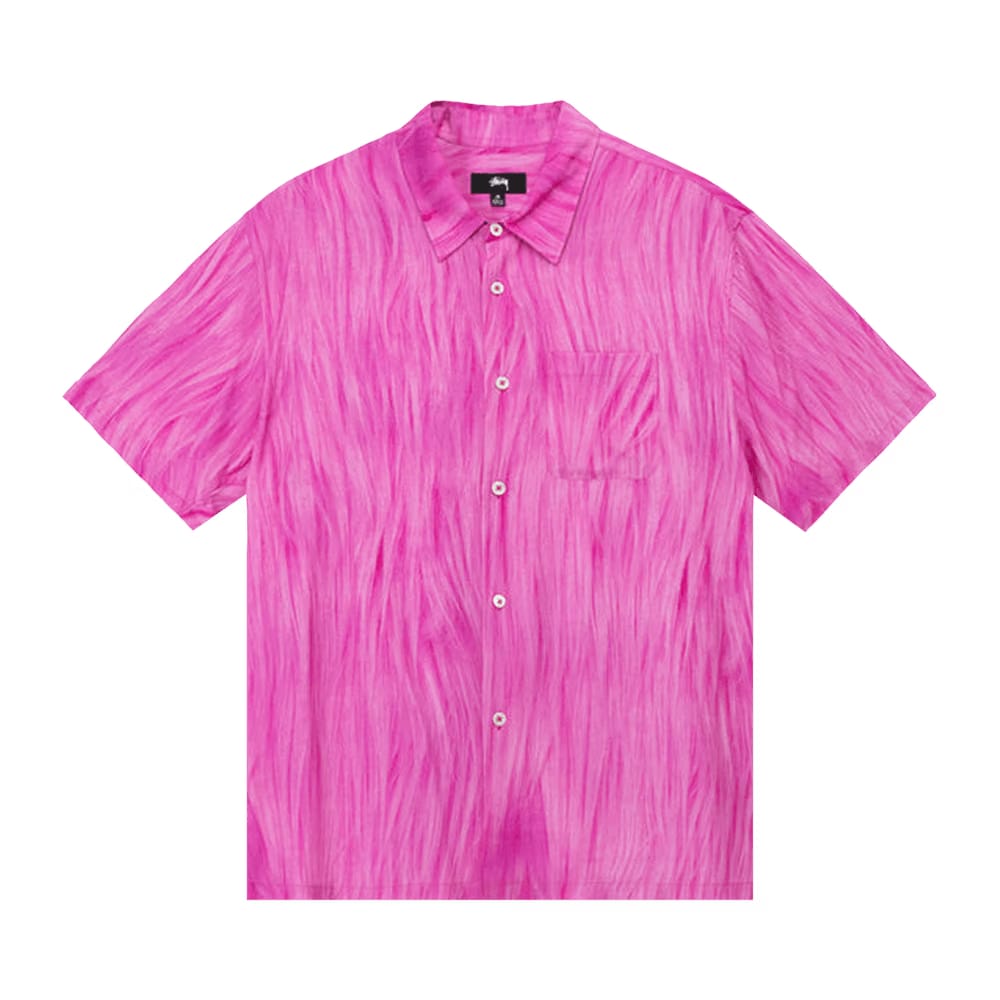 Stussy Fur Print Shirt Pink
