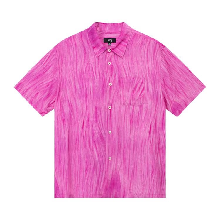 Stussy Fur Print Shirt Pink