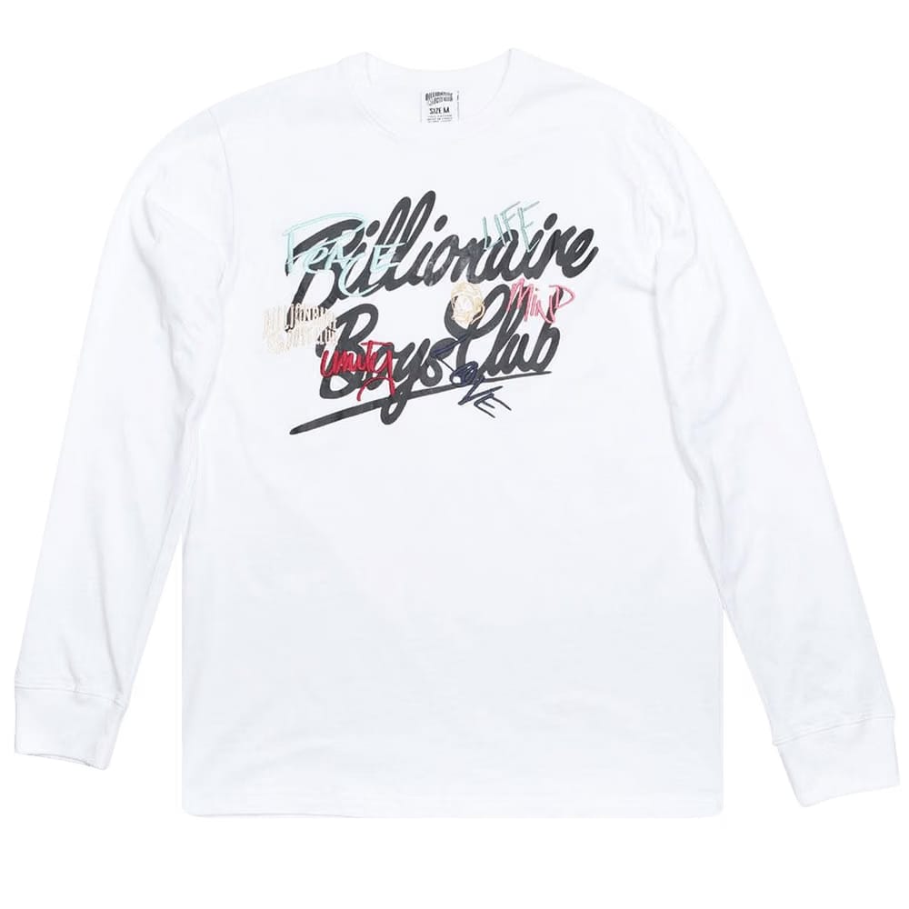 Billionaire Boys Club United Long-Sleeve T-Shirt White