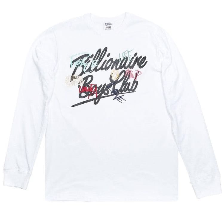 Billionaire Boys Club United Long-Sleeve T-Shirt White