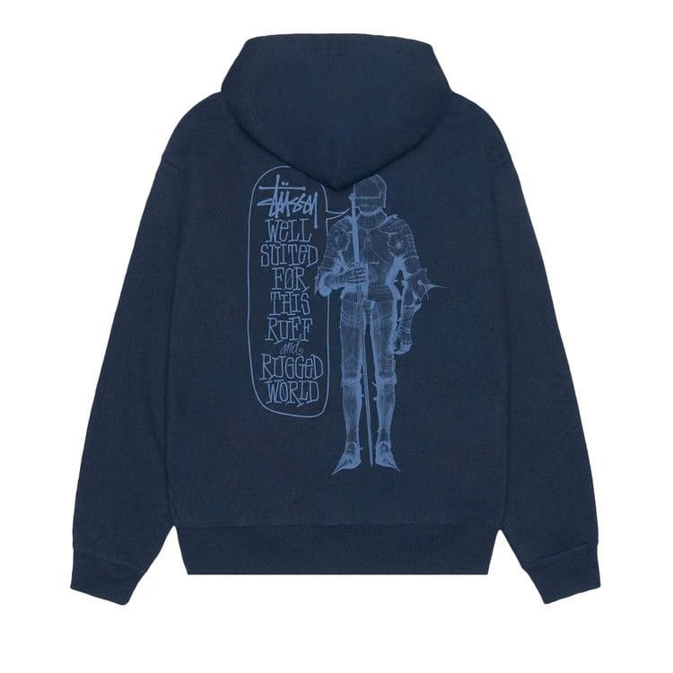 Stussy Well Suited Zip Hoodie Navy
