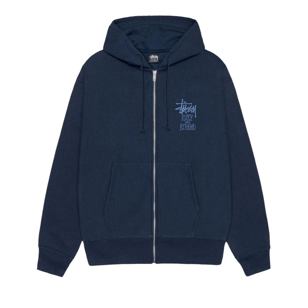 Stussy Well Suited Zip Hoodie Navy