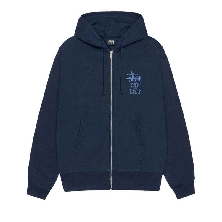 Stussy Well Suited Zip Hoodie Navy