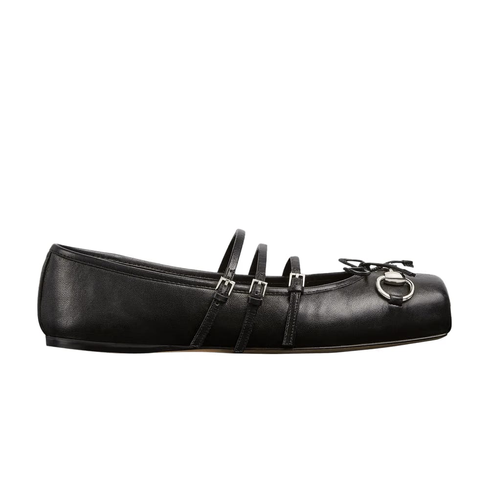 Gucci Wmns Horsebit Ballet Flat 'Black'