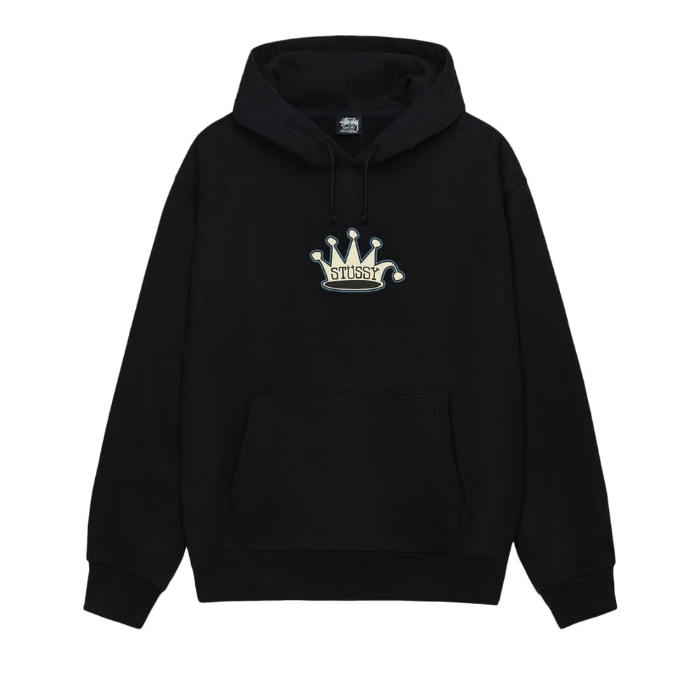 Stussy King Crown Hoodie Black