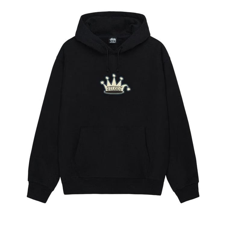 Stussy King Crown Hoodie Black