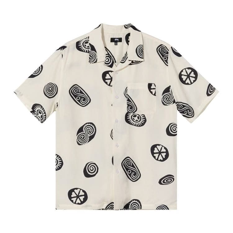 Stussy Icon Pattern Shirt Off White