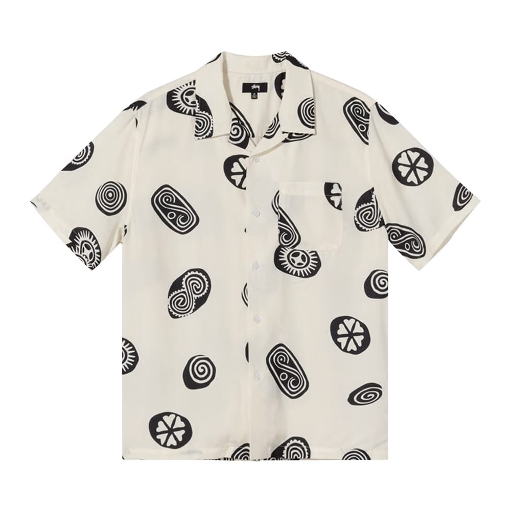 Stussy Icon Pattern Shirt Off White