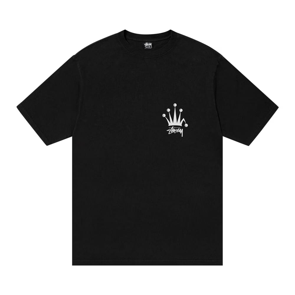 Stussy Regal Crown Pigment Dyed T-Shirt Black
