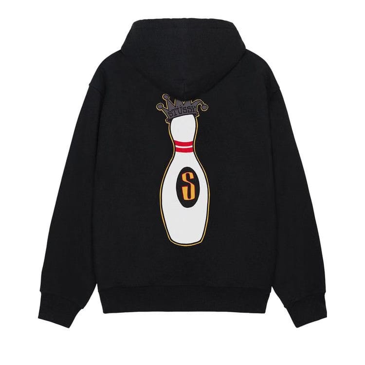 Stussy Kingpin Zip Hoodie Black