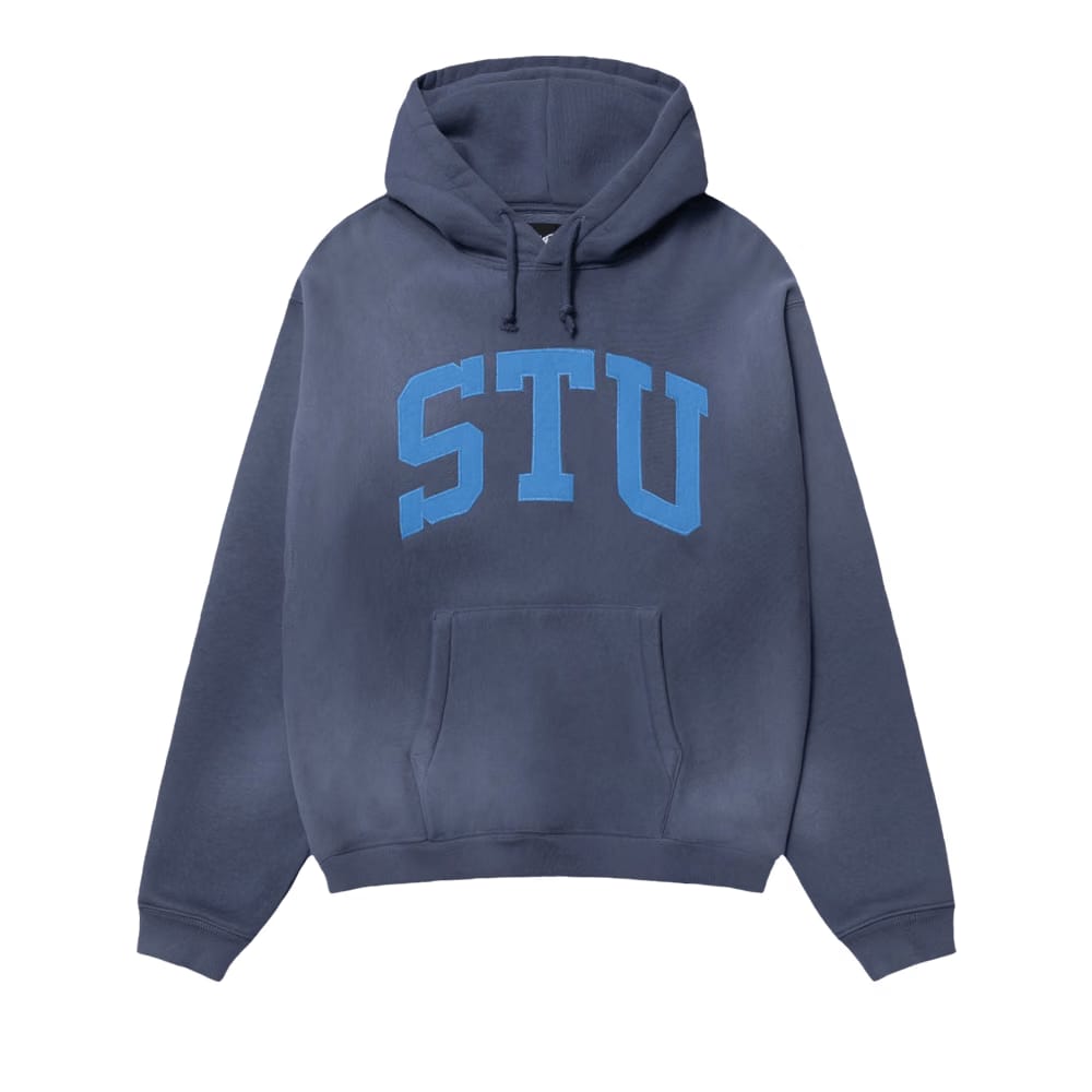 Stussy Stu Appliqué Hoodie Blue