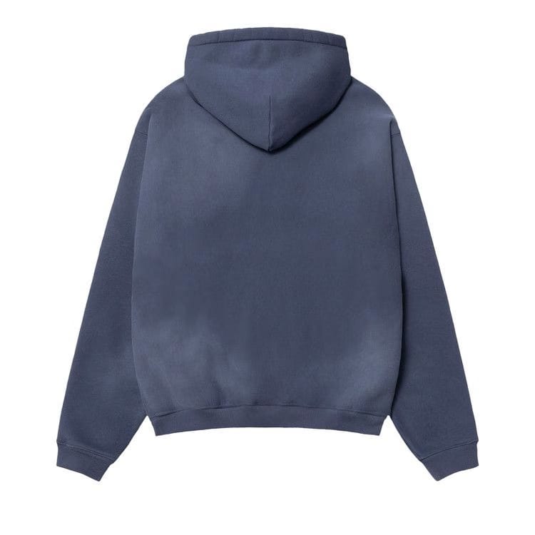 Stussy Stu Appliqué Hoodie Blue
