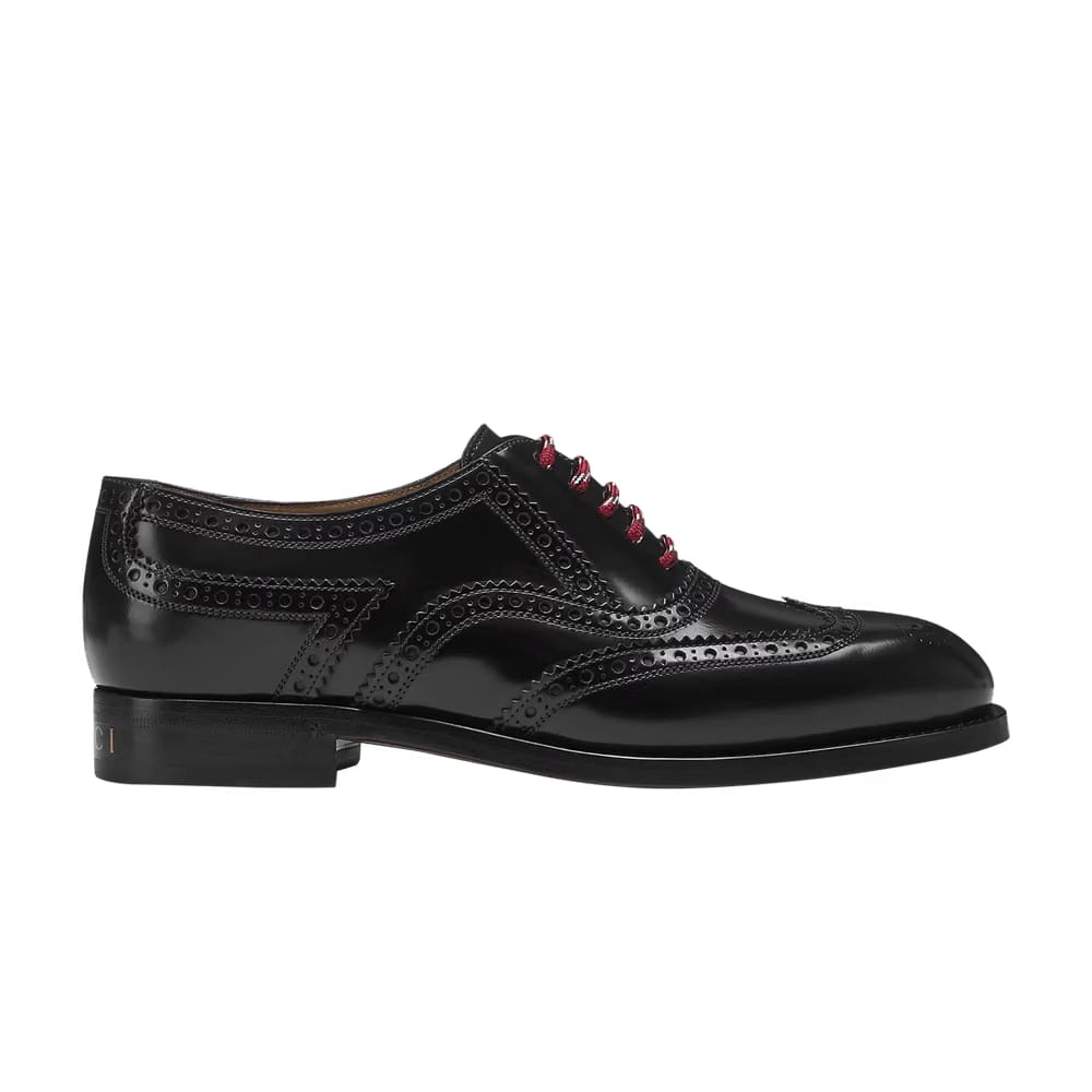 Gucci Cordovan Lux Lace Up Black