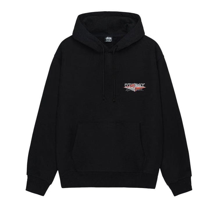 Stussy Worldwide Diamond Hoodie Black