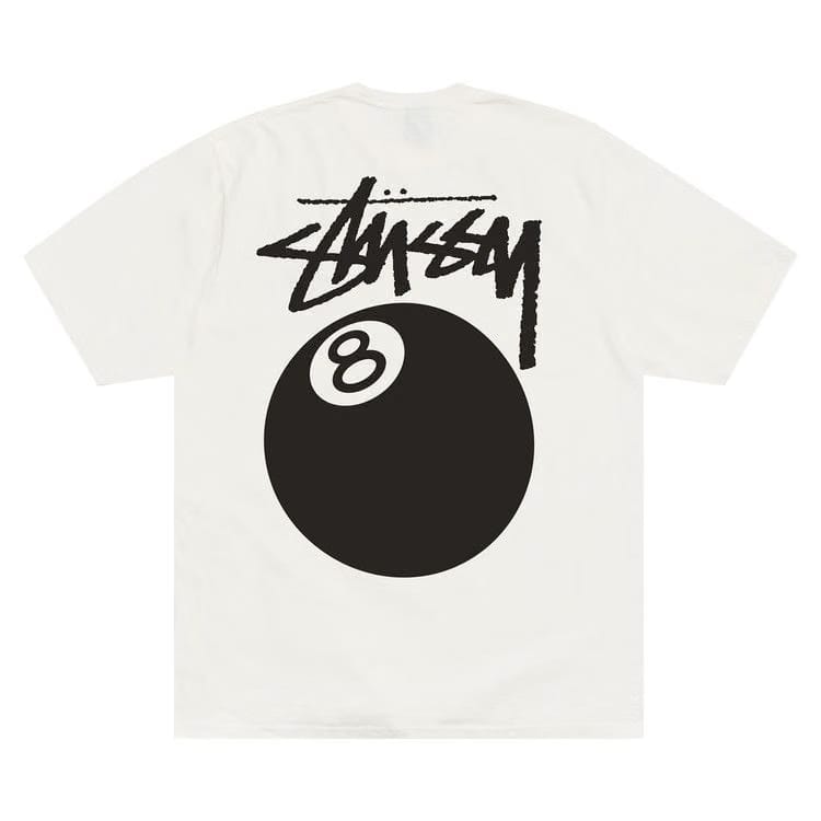 Stussy 8 Ball T-Shirt Natural