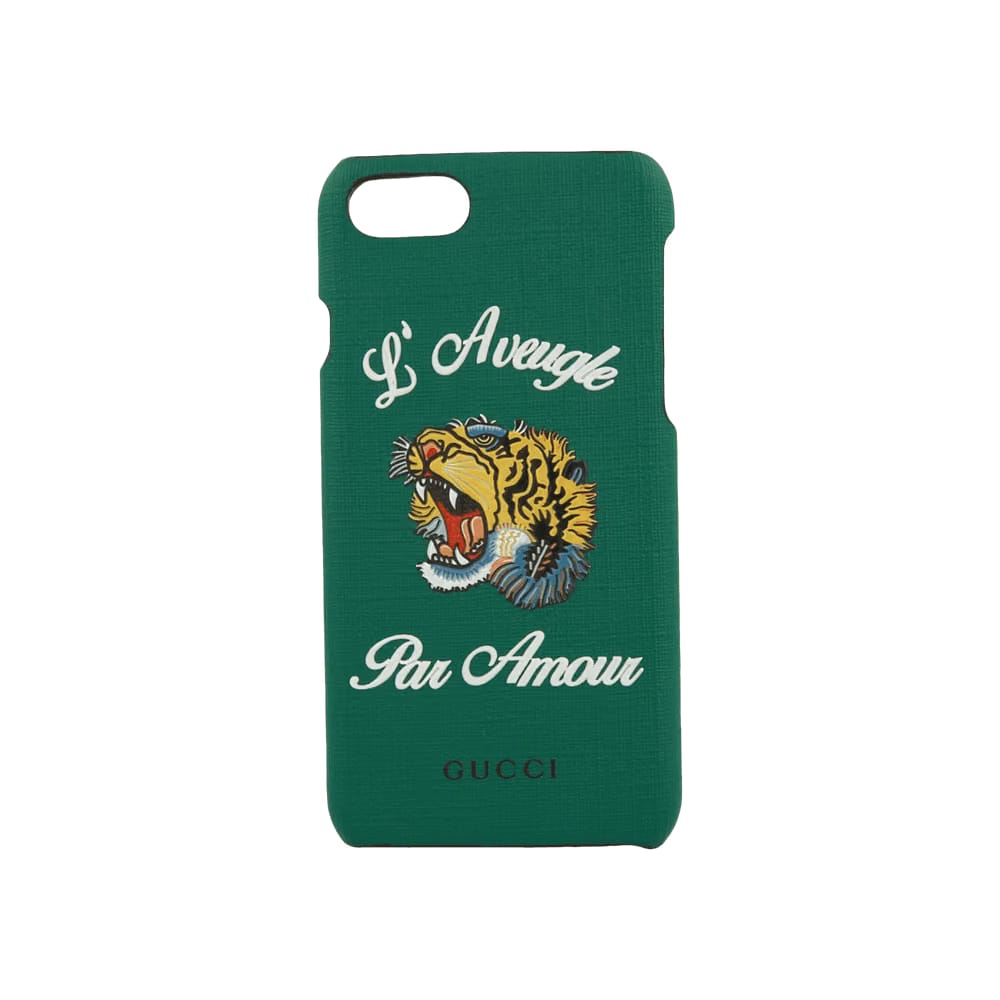 Gucci Tiger Head iPhone 7 Case Emerald