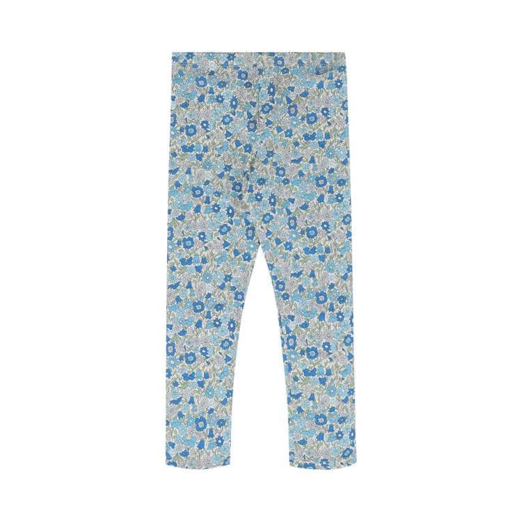 Gucci Floral Print Leggings Blue