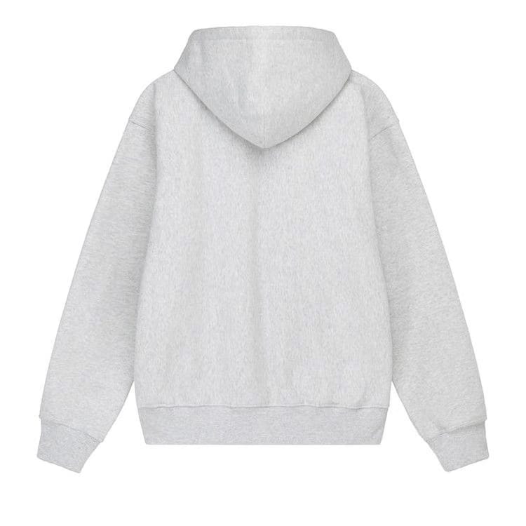 Stussy Block Sport Zip Hoodie Ash Heather
