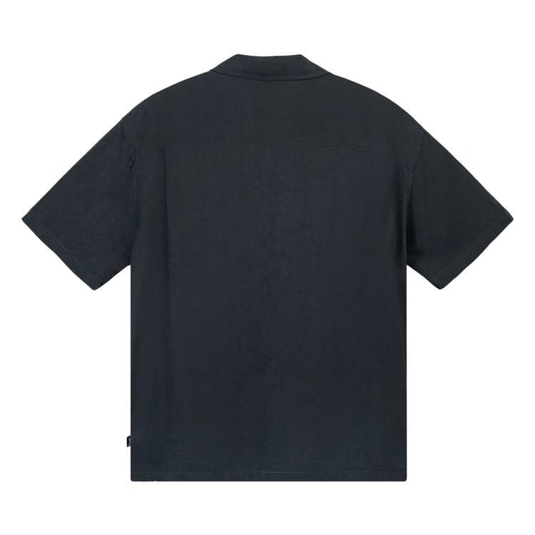 Stussy Bob Marley Open Collar Shirt Black