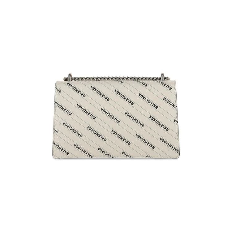 Gucci x Balenciaga Logo Print Dionysus Shoulder Bag White