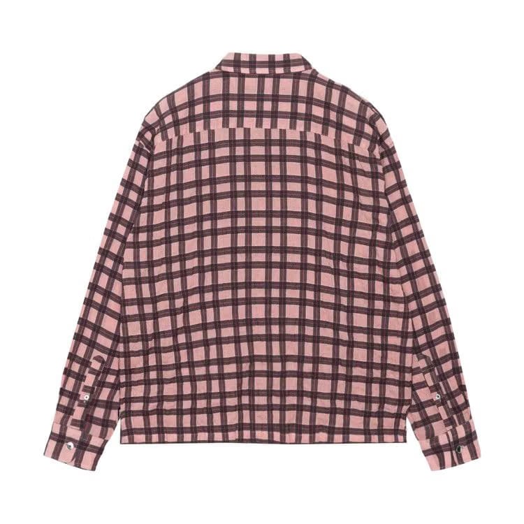Stussy Sonoma Plaid Shirt Pink