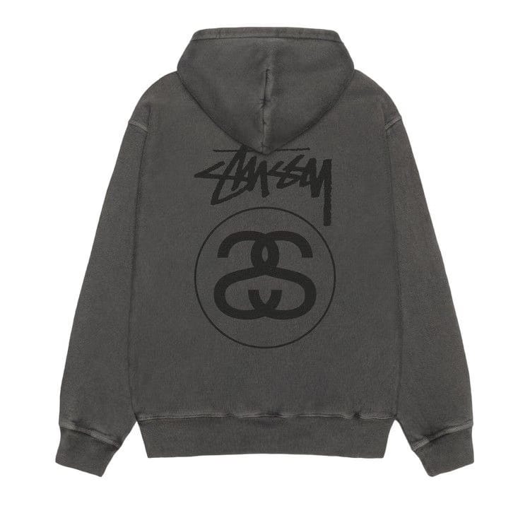 Stussy Stock Link Hoodie Pigment Dyed Black
