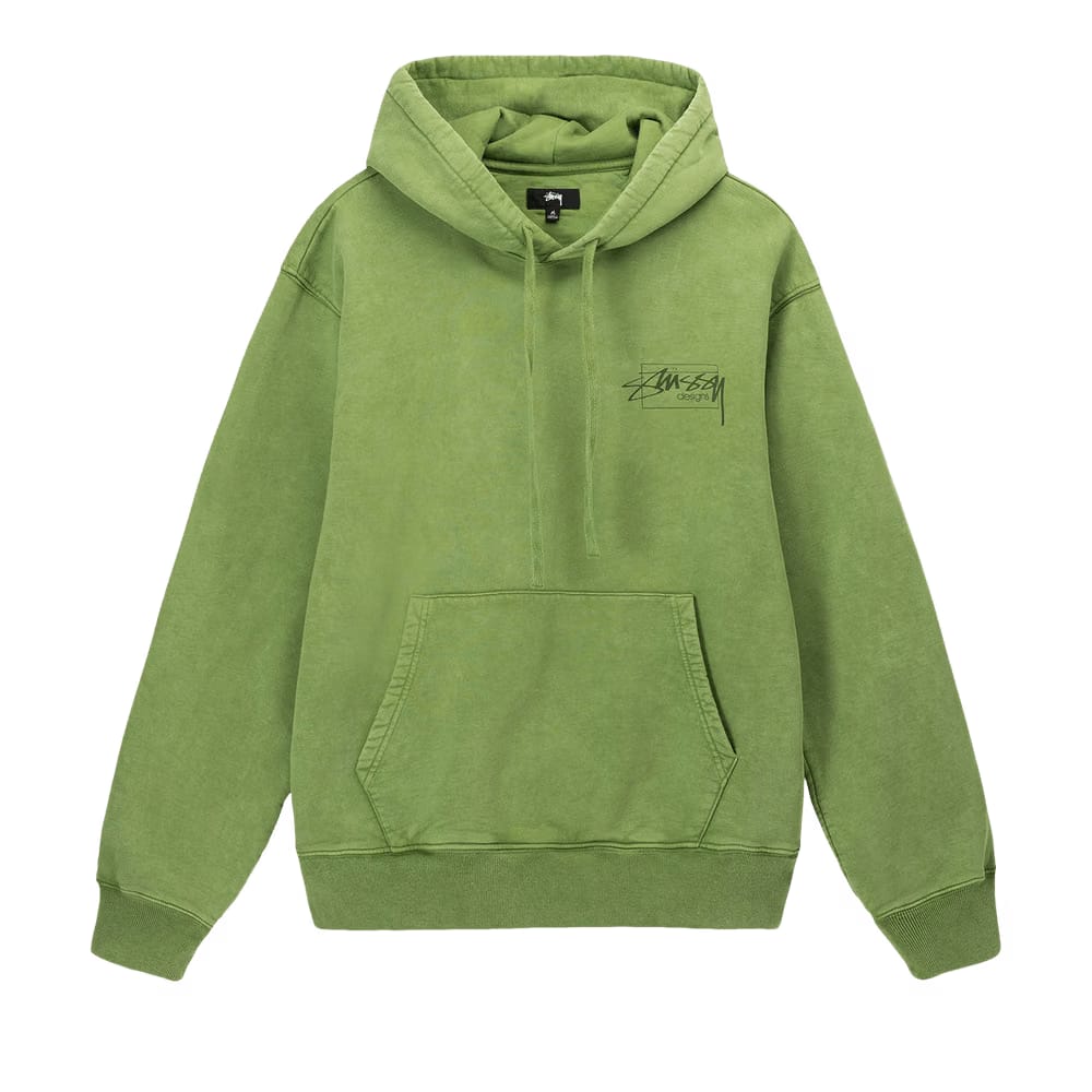 Stussy Dyed Stüssy Designs Hoodie Green