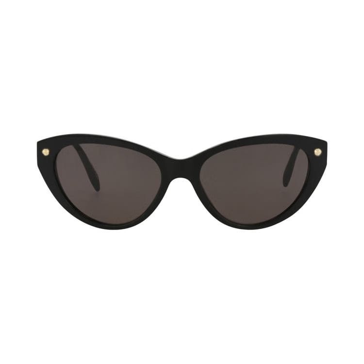 Alexander McQueen Cat Eye Sunglasses Black/Grey