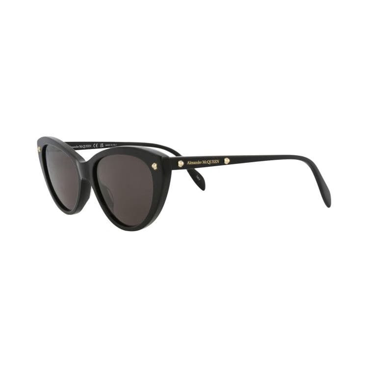 Alexander McQueen Cat Eye Sunglasses Black/Grey