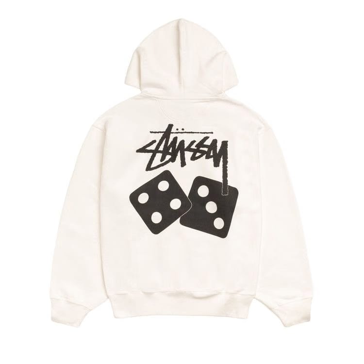 Stussy Dice Hoodie Pigment Dyed Natural