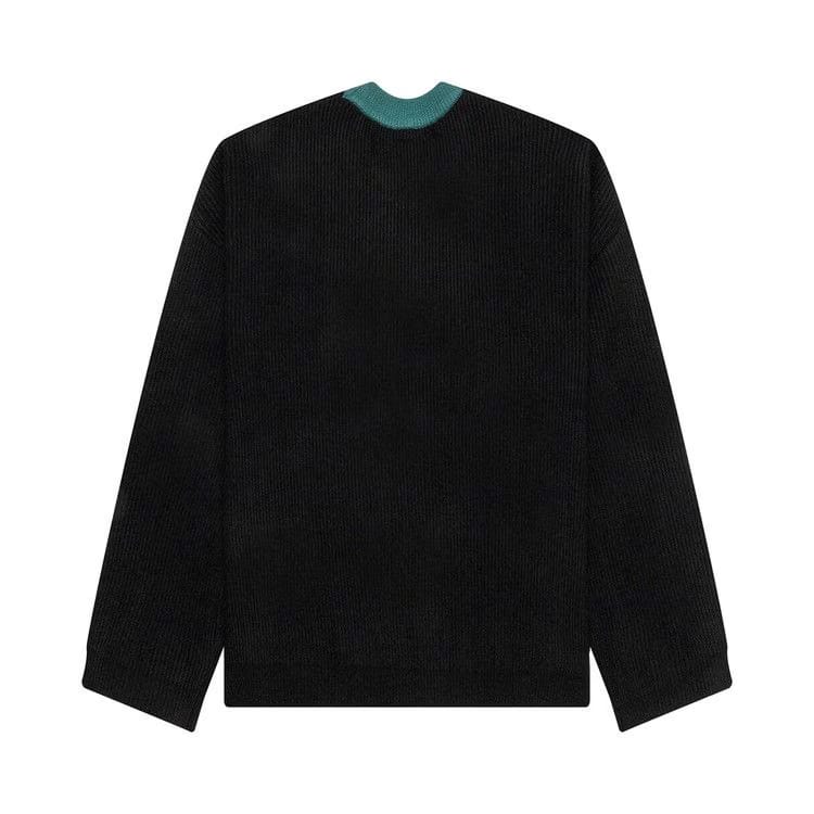 Jungles Slow Down Beaded Knit Sweater Black