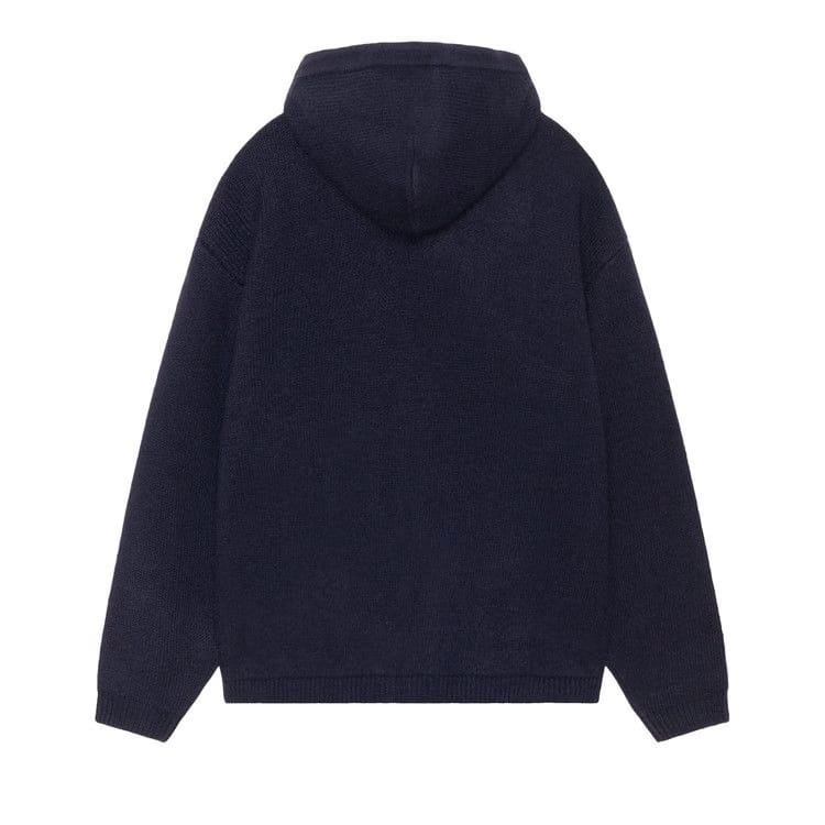 Stussy Hooded Zip Sweater Navy