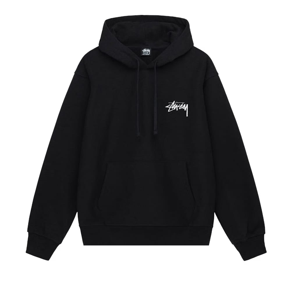 Stussy 8 Ball Fade Hoodie Black