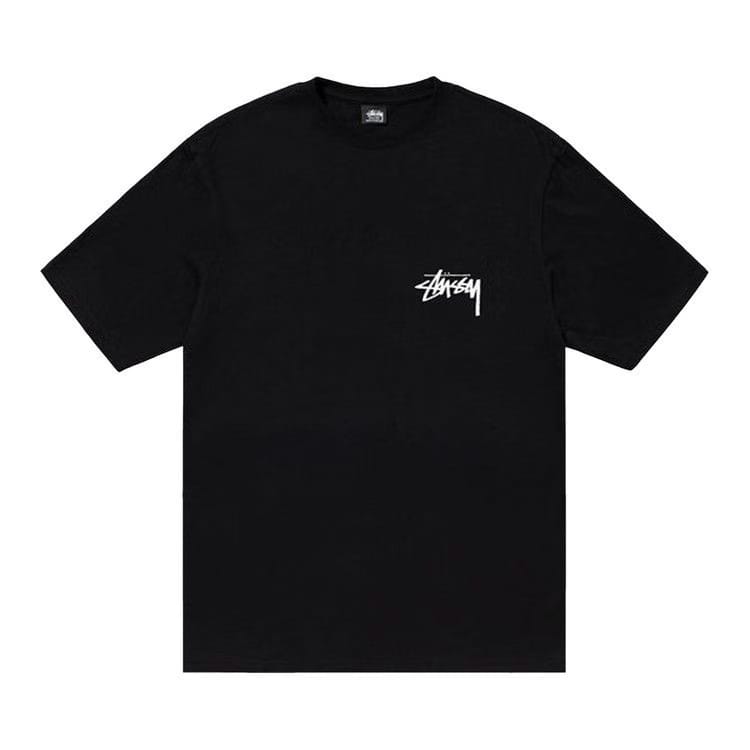 Stussy Burning Stock T-Shirt Black