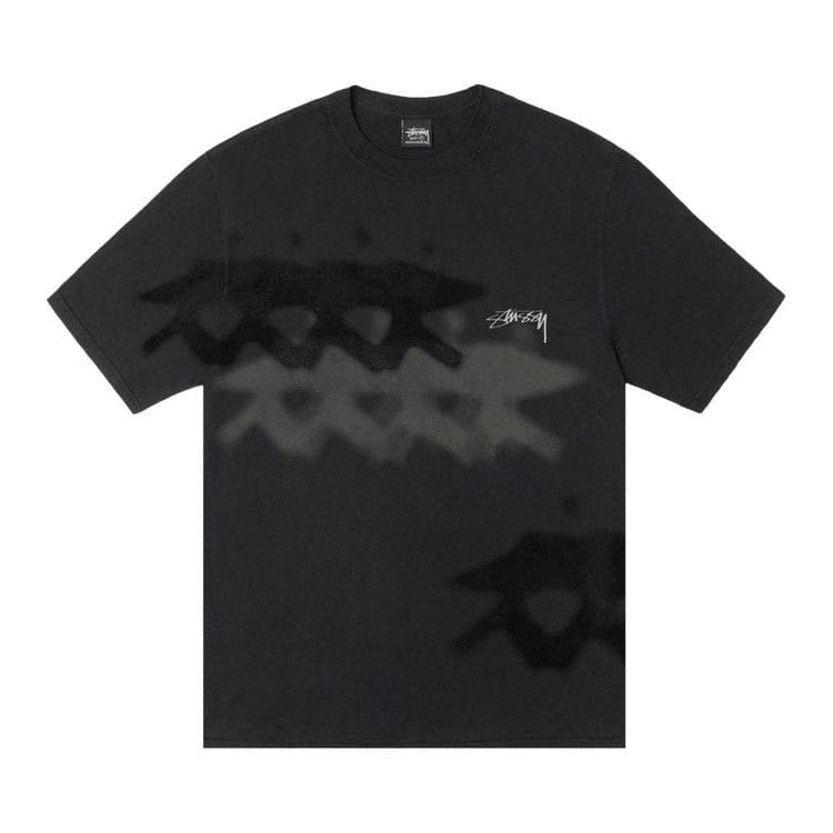 Stussy Low Tide T-Shirt Pigment Dyed Black