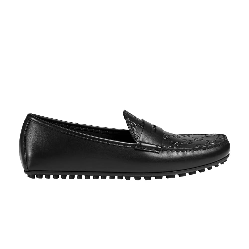 Gucci Driver Black Debossed