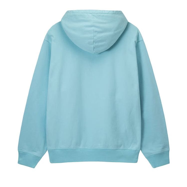 Stussy Overdyed Stock Logo Hoodie Blue