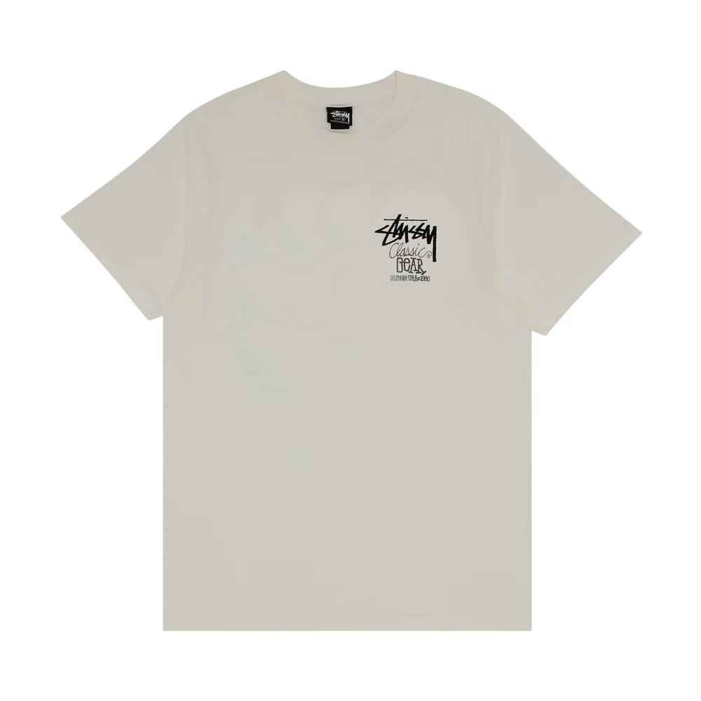 Stussy Classic Gear T-Shirt Pigment Dyed Natural