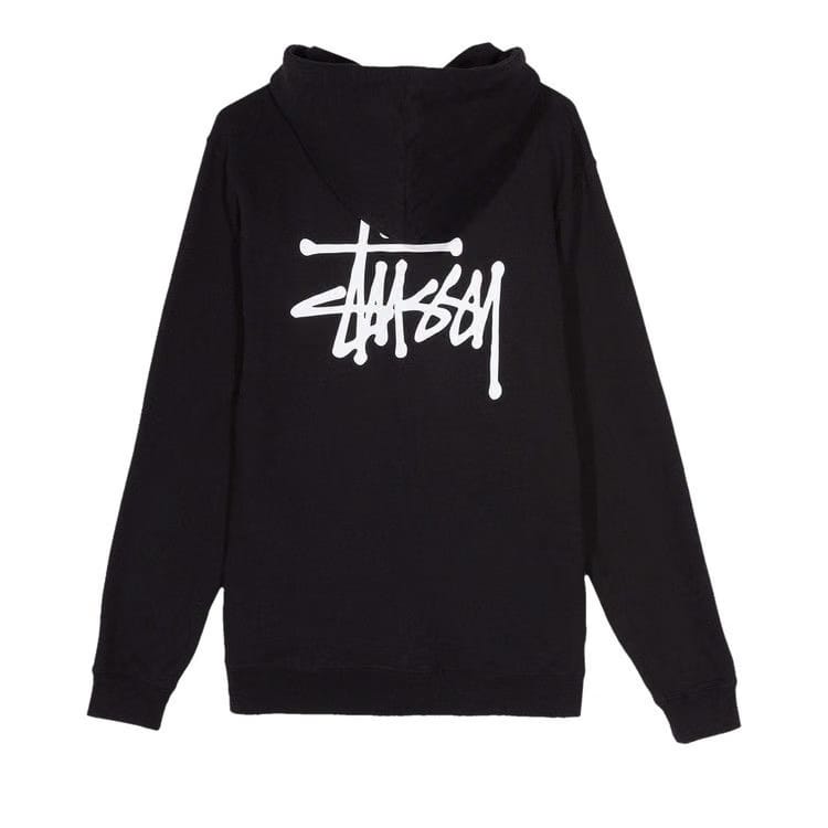 Stussy Basic Stussy Zip Hood Black
