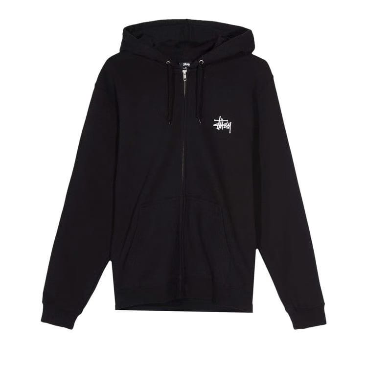 Stussy Basic Stussy Zip Hood Black