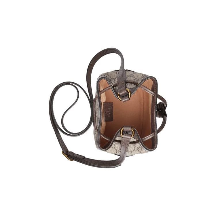 Gucci Ophidia Mini Bucket Bag Beige/Ebony